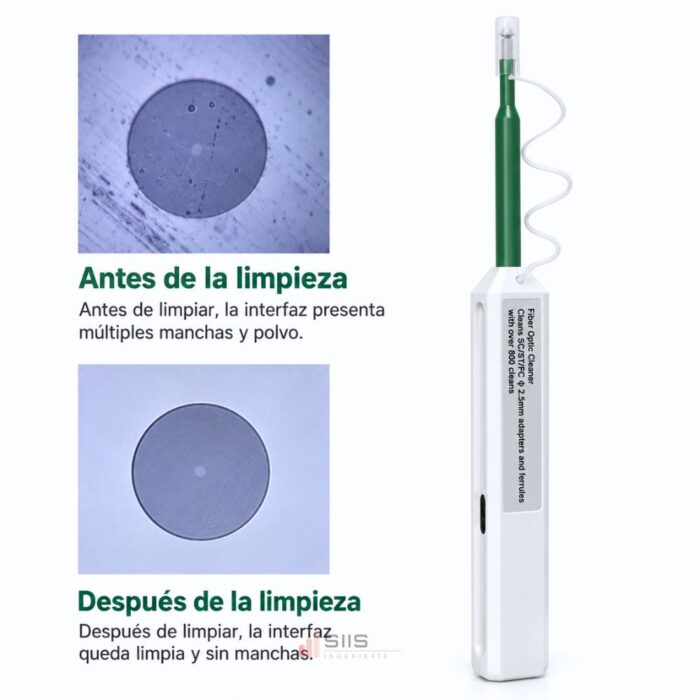 Limpiador de conectores FO tipo One Click – 2.5 mm SC/FC/ST - Imagen 5