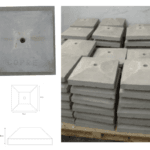 Block concreto para anclaje