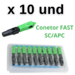 Conector SC/APC rápido de instalación en campo x 10 und - Imagen 2