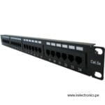 Patch Panel 24P CAT 5 (con jacks) - Dixon P24T-K11-CEC/BK