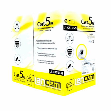 Cable UTP CAT 5e CCA Sólido Lancom L1-CAT5E-G