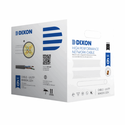 Cable UTP CAT 6 24 AWG Sólido LSZH - Dixon 9040