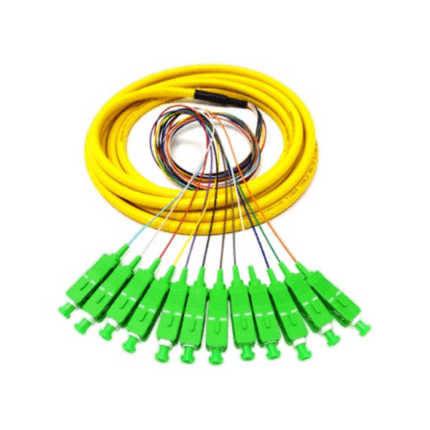 Pigtail bunched 12 conectores SC/APC monomodo 0.9 mm 2 m