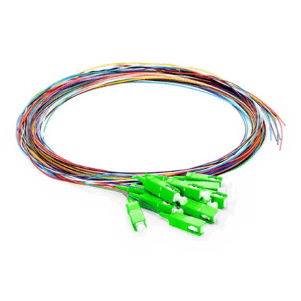 Pigtail SC/APC monomodo 0.9 mm 1.5 m (paquete 12 unds)