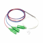 Splitter desbalanceado 1x2 SC/APC 0.9 mm 1 m