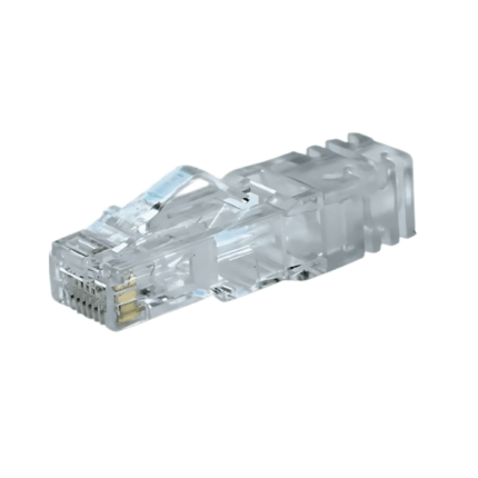 Caja x 100 conectores RJ-45 CAT 6 de plástico SP688-C