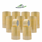 Cinta de Embalaje Industrial Transparente de 2"x 110yds Caxa