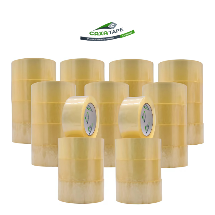 Cinta de embalaje industrial transparente de 2_x 110 yds caxa Cinta de Embalaje Industrial Transparente de 2"x 110yds Caxa - Imagen 1