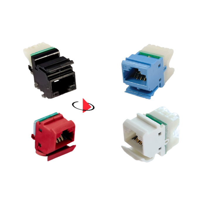 JACK RJ45 CATEGORIA CAT6 SIEMON Jack RJ45 CAT 6 SIEMON - Imagen 1