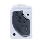 Módulo Jack RJ-45 CAT 6A BLINDADO APANTALLADO PLANO COLOR AZUL SIEMON Z6A-S06B - Imagen 2