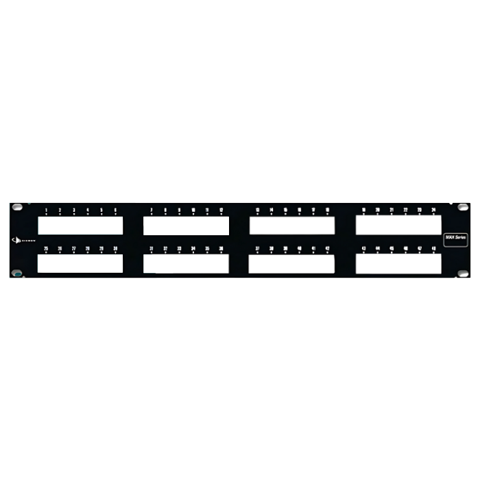 PATCH PANEL DE 48PUERTOS RJ-45 CAT6 SIEMON Patch Panel de 48 Puertos RJ-45 CAT 6 SIEMON - Imagen 1
