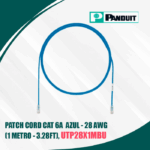 Patch Cord CAT 6A azul UTP 28 AWG CM/LSZH (1M – 3.28ft)