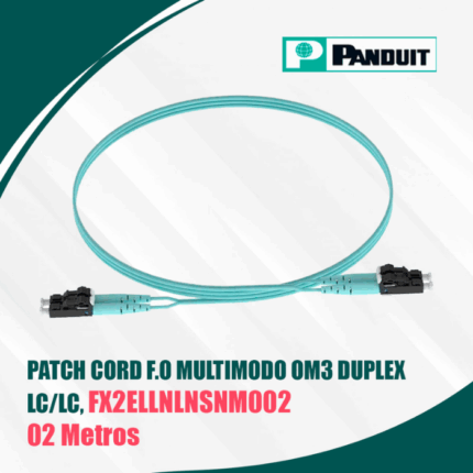 Patch Cord Duplex f.o Multimodo OM3 LSZH / 02M