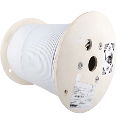 Caja Rollo x 305M cable de red F/UTP CAT 6A 23 AWG blanco puro cobre LSZH-3