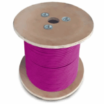 Caja Rollo x 305M cable de red f/utp CAT 6A Satra violeta - Imagen 2