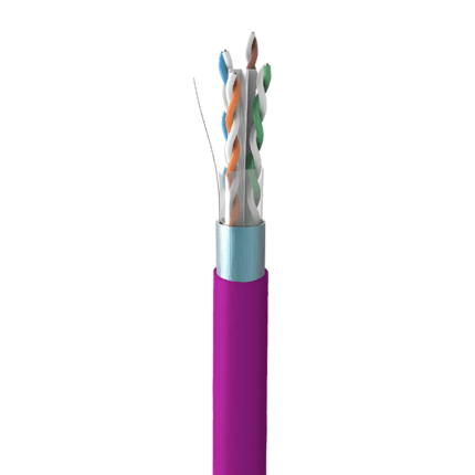 Caja Rollo x 305M cable de red f/utp CAT 6A Satra violeta