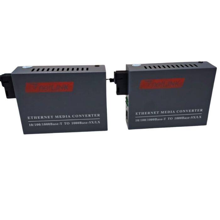 Convertidor de medios 10/100/1000 A+B WDM 3 km, puerto SC/UPC - Imagen 1