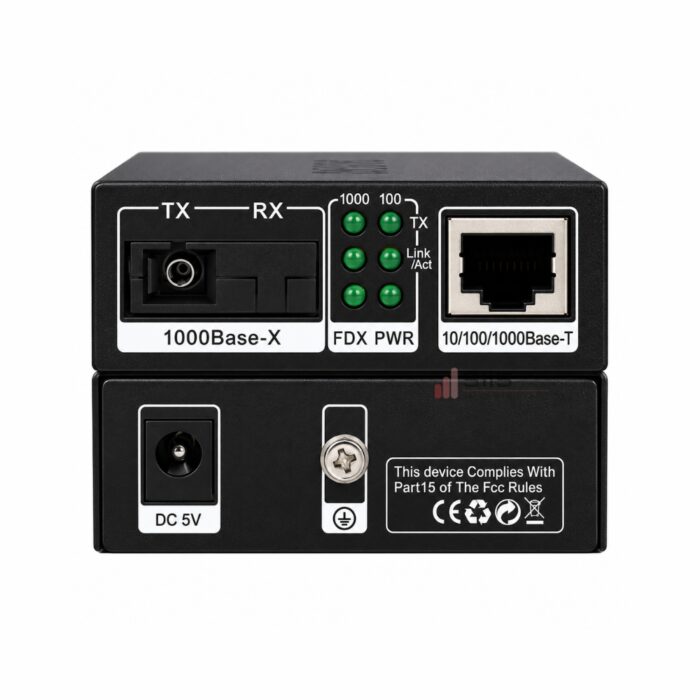 Media Converter HSGQ S211-S20A/B BiDi 20 km - Imagen 2