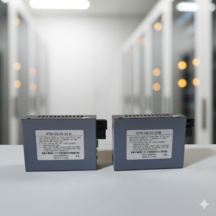 Convertidor de medios 10/100/1000 A+B WDM 20 km, puerto SC/UPC - Imagen 3