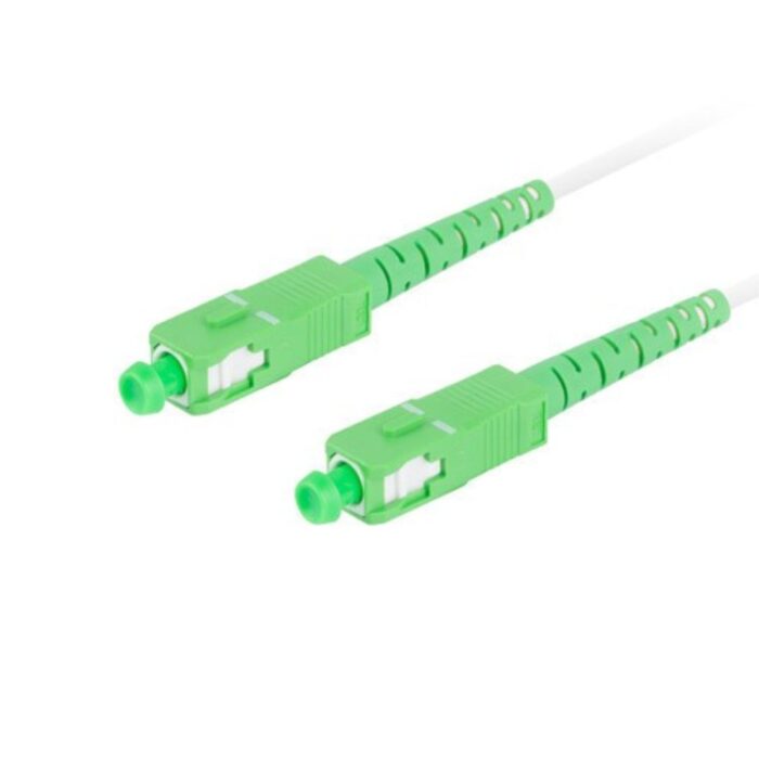 Patch Cord Monomodo 3 mm Simplex SC/APC – SC/APC 3 Metros, G657A1, LSZH White - Imagen 2