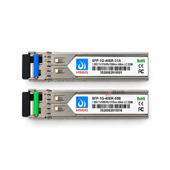 Módulo SFP 1G Bidireccional Bidi 40KM 1310/1550nm LC DDM 60 Transceivers SFP BiDi HSGQ 1G 40 km LC DDM 1310/1550 nm - Imagen 1